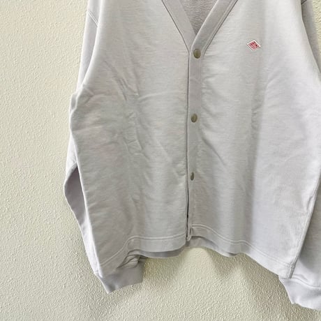 DANTON  Vネックスウェットカーディガン