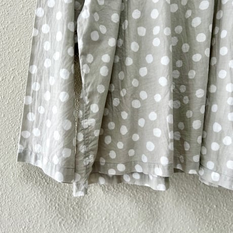 NATURAL LAUNDRY ドットプリントブラウス