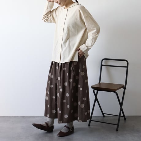 【4色展開】select セーラーカラーブラウス