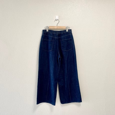 TRANS WORK　センターラインワイドデニムパンツ