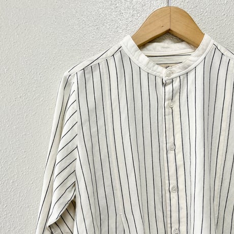nest Robe バンドカラーシャツ