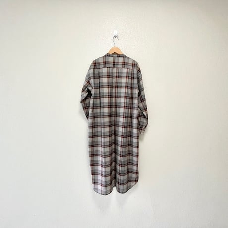 LE GLAZIK  チェックシャツワンピース