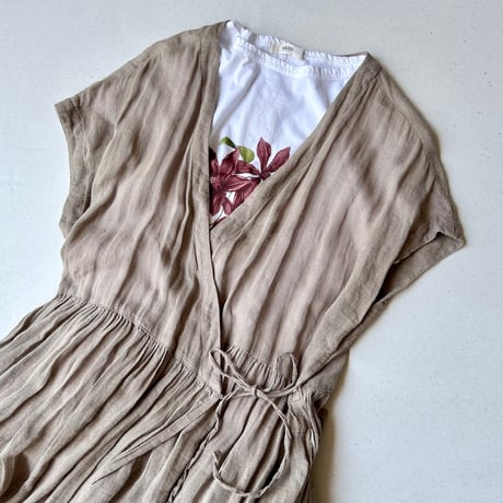 nest Robe  リネンペーパー 2WAYワンピース