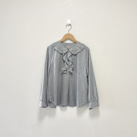 margarethowell 襟付きフリルブラウス