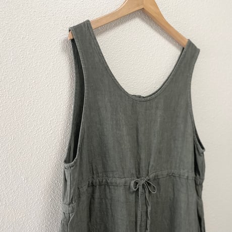 nest Robe  リネン  グランジウォッシュサロペット