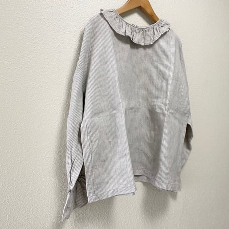 あたう洋裁店 フリル襟ブラウス