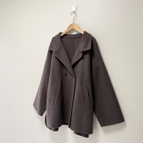 2024AW / SLOBE IENA souple woolダブルフェイススタンドコート