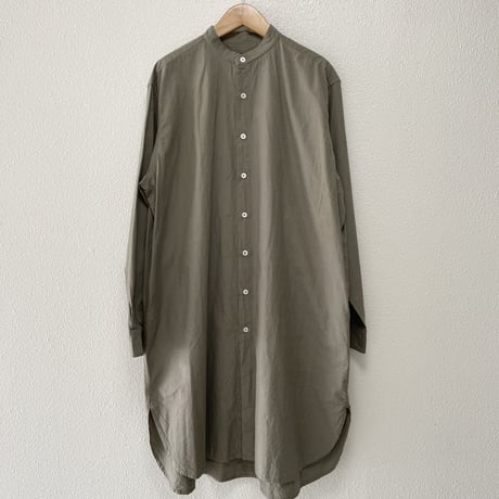 人気完売品 / 2024SS denier  D/d バンドカラーシャツ