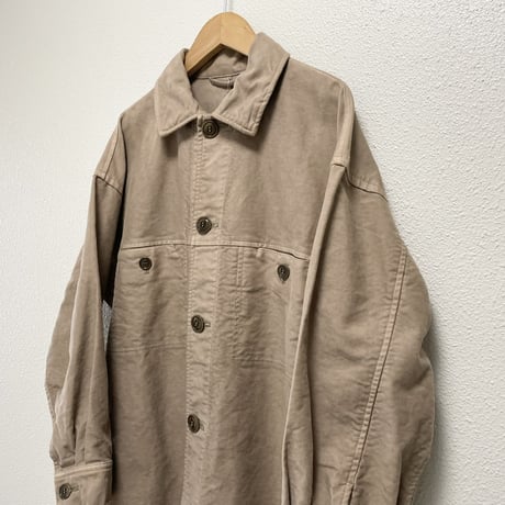 未使用品 / nest Robe / コットンモールスキンビッグシャツジャケット