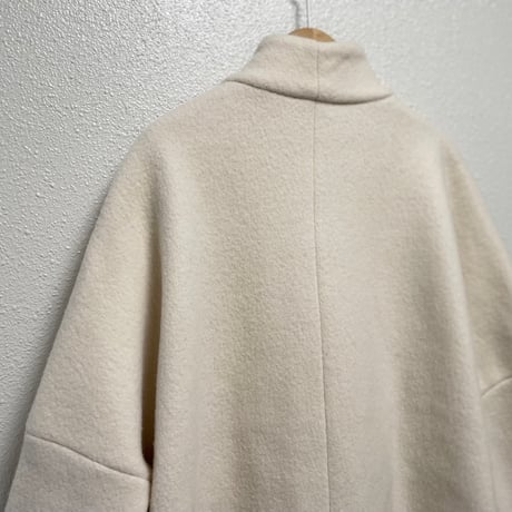 R&D.M.Co- / OLDMAN’S TAILOR  ウールフェルトニットハーフコート
