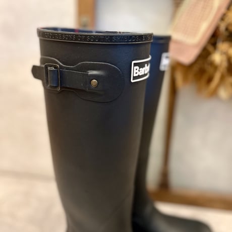 Barbour サイドストラップ レインブーツ