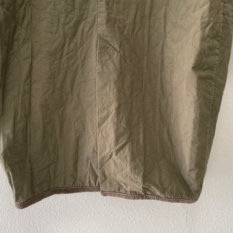 R&D.M.Co-/OLDMANS TAILOR キルティングロングコート