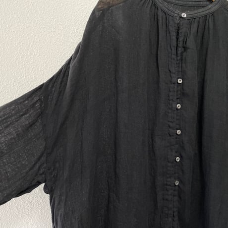 2023SS /  nest Robe リネンガーゼロングシャツ