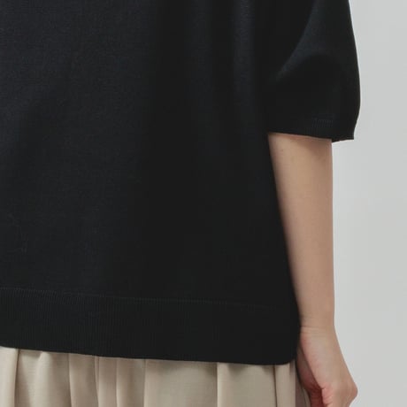 【5色展開】select ポロ衿ニット