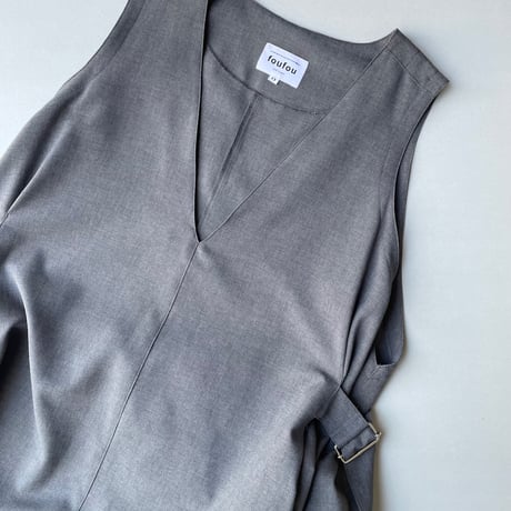 販売継続品 / foufou  v neck jumper skirt
