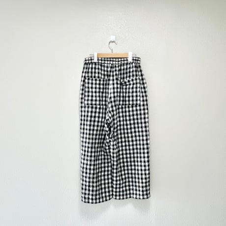 2023AW / nest Robe ウールコットンリネンギンガムパンツ