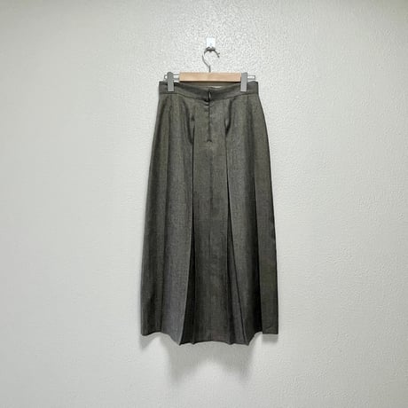 販売継続品 / fig London wool mood ボックスプリーツスカート