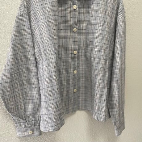PAR ICI チェック柄ブラウス
