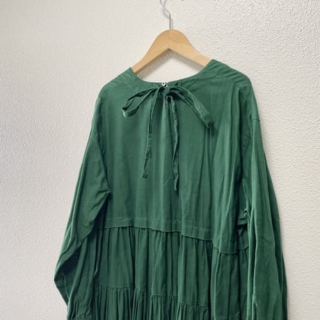 2023AW / 未使用品 / タグ付き nest Robe UpcycleLino ギャザーティアード ワンピース