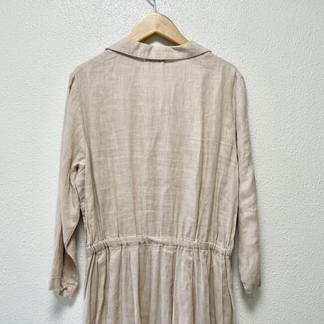 fog linen work  hal ギャザーワンピース