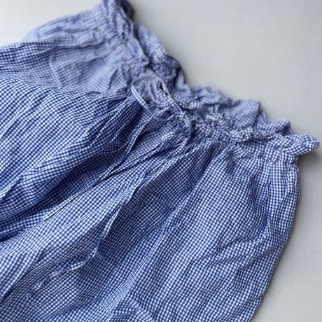nest Robe ハードマンコットンリネンウエストラッフルパンツ