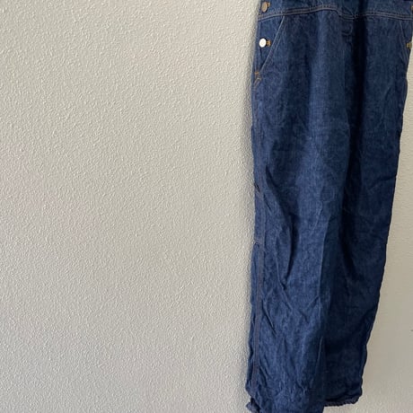 nest Robe リネンデニムオーバーオール