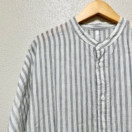 NATURAL LAUNDRY 先染めリネン ドルマンワンピース
