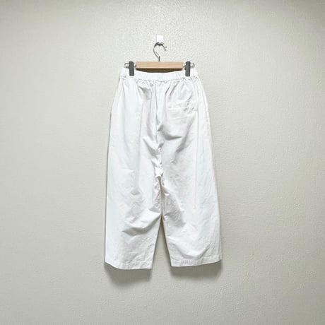 DIARIES コットンリネンデニムワイドテーパードパンツ