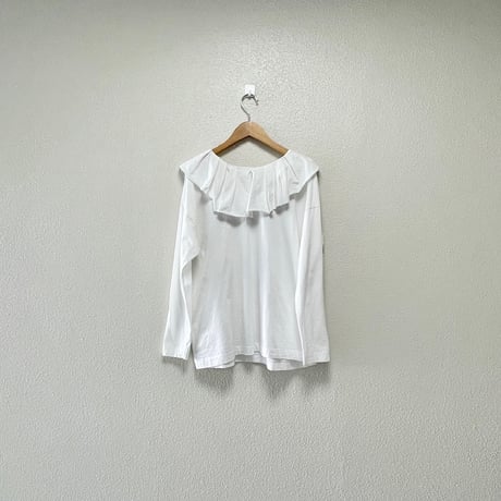 mao made 度詰めオーガニックコットンピエロカラーTee