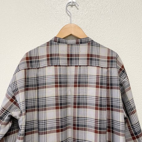 LE GLAZIK  チェックシャツワンピース