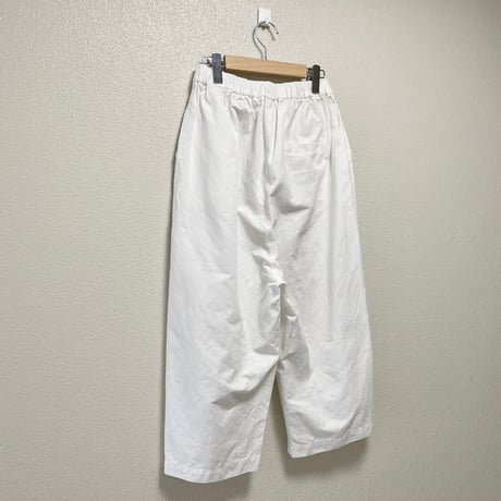 DIARIES コットンリネンデニムワイドテーパードパンツ