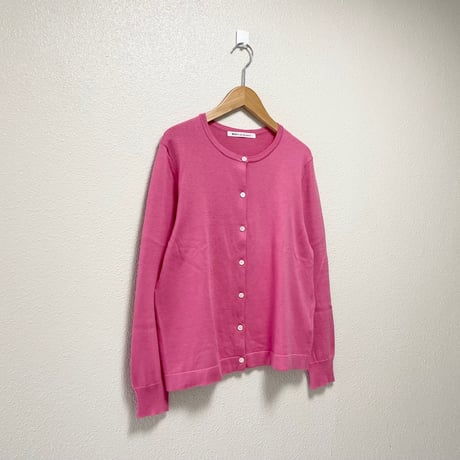 BASIC AND ACCENT クルーネックカーディガン