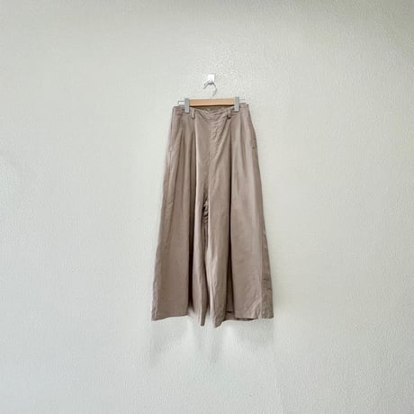 nest Robe コットンリネンタックワイドパンツ