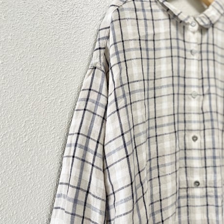 nest Robe リネンチェック2wayワンピース タータンチェック