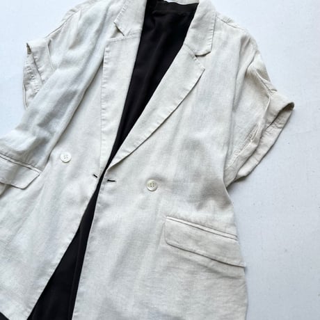 2024SS / SLOBE IENA レーヨンリネンハーフスリーブジャケット