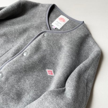 継続販売品 / DANTON  FLEECE COLLARLESS JACKET