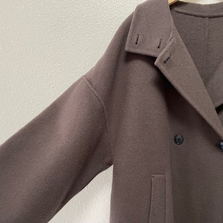 2024AW / SLOBE IENA souple woolダブルフェイススタンドコート