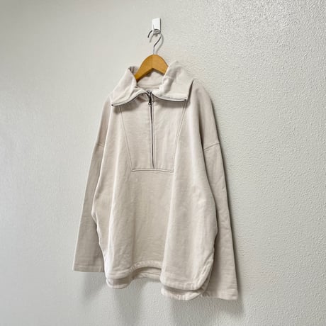 RNA-N 裏起毛ジップアッププルオーバー