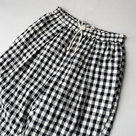 2023AW / nest Robe ウールコットンリネンギンガムパンツ