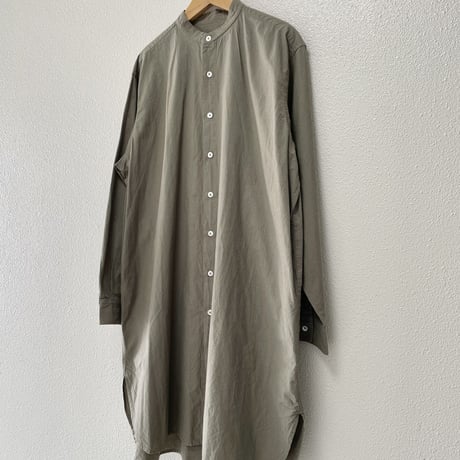 人気完売品 / 2024SS denier  D/d バンドカラーシャツ
