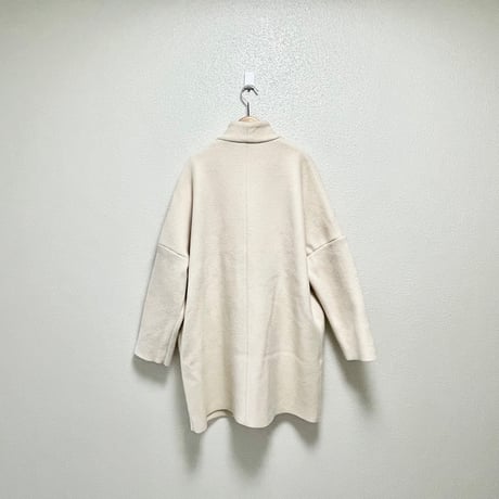 R&D.M.Co- / OLDMAN’S TAILOR  ウールフェルトニットハーフコート