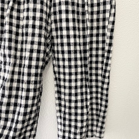 2023AW / nest Robe ウールコットンリネンギンガムパンツ