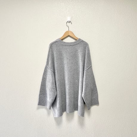 mizuiro ind  クルーネックワイドプルオーバー