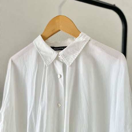 販売継続品 /  mizuiro ind  ワイドシャツチュニック