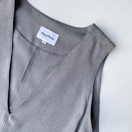 販売継続品 / foufou  v neck jumper skirt