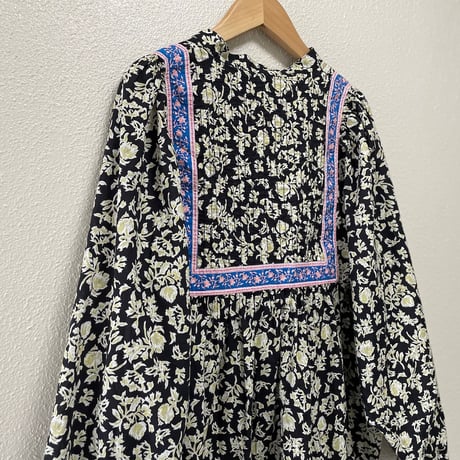 FREDY REPIT プリントミックスギャザーワンピース