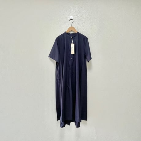 2025SS / タグ付き未使用品 MidiUmi ハーフスリーブAラインシャツワンピース