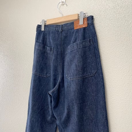 GRANDMA MAMA DAUGHTER オーガニックデニムワークパンツ