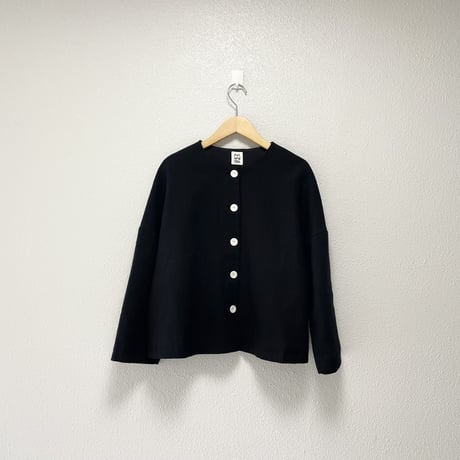 継続販売品 / pot and tea  綿麻 ドロップショルダージャケット
