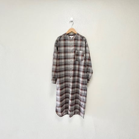 LE GLAZIK  チェックシャツワンピース